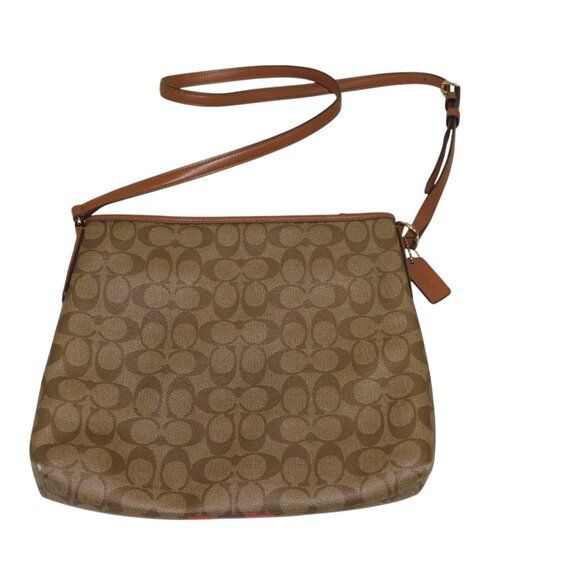 Coach Varsity Stripe Leather Crossbody Bag - Picture 3 of 15